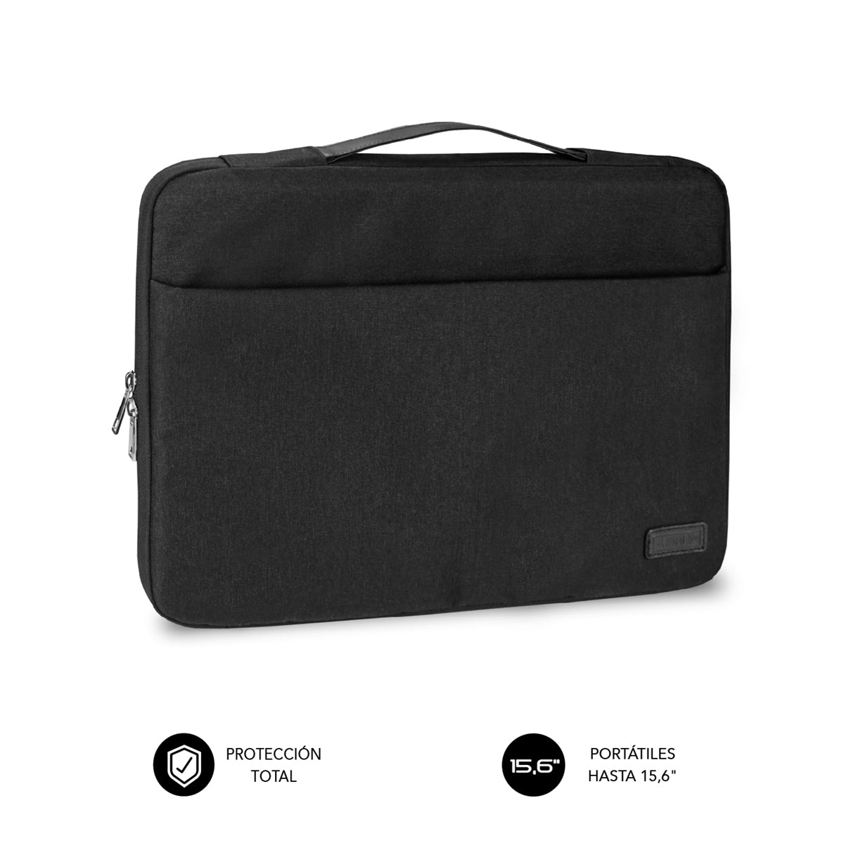 SUBBLIM - Funda Ordenador Elegant Laptop Sleeve 15 6" Black