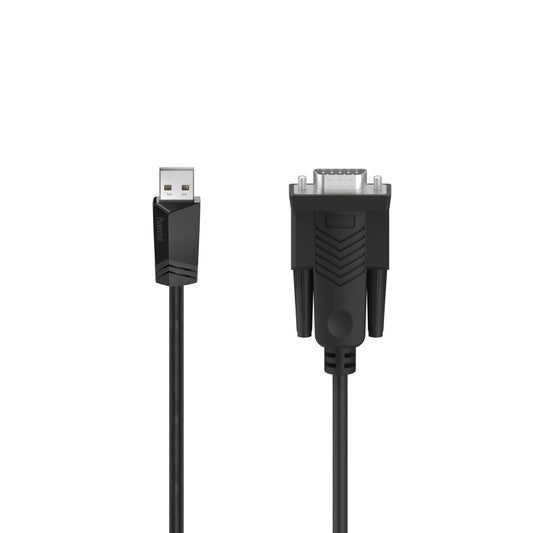 Hama - 00200622 cable de serie Negro 1 5 m Sub-D USB-A