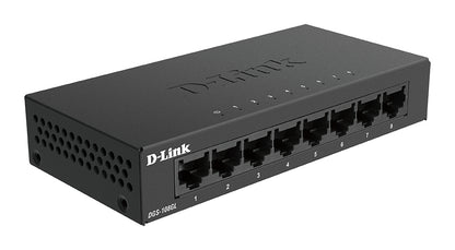 D-Link - DGS-108GL No administrado Gigabit Ethernet (10/100/1000) Negro