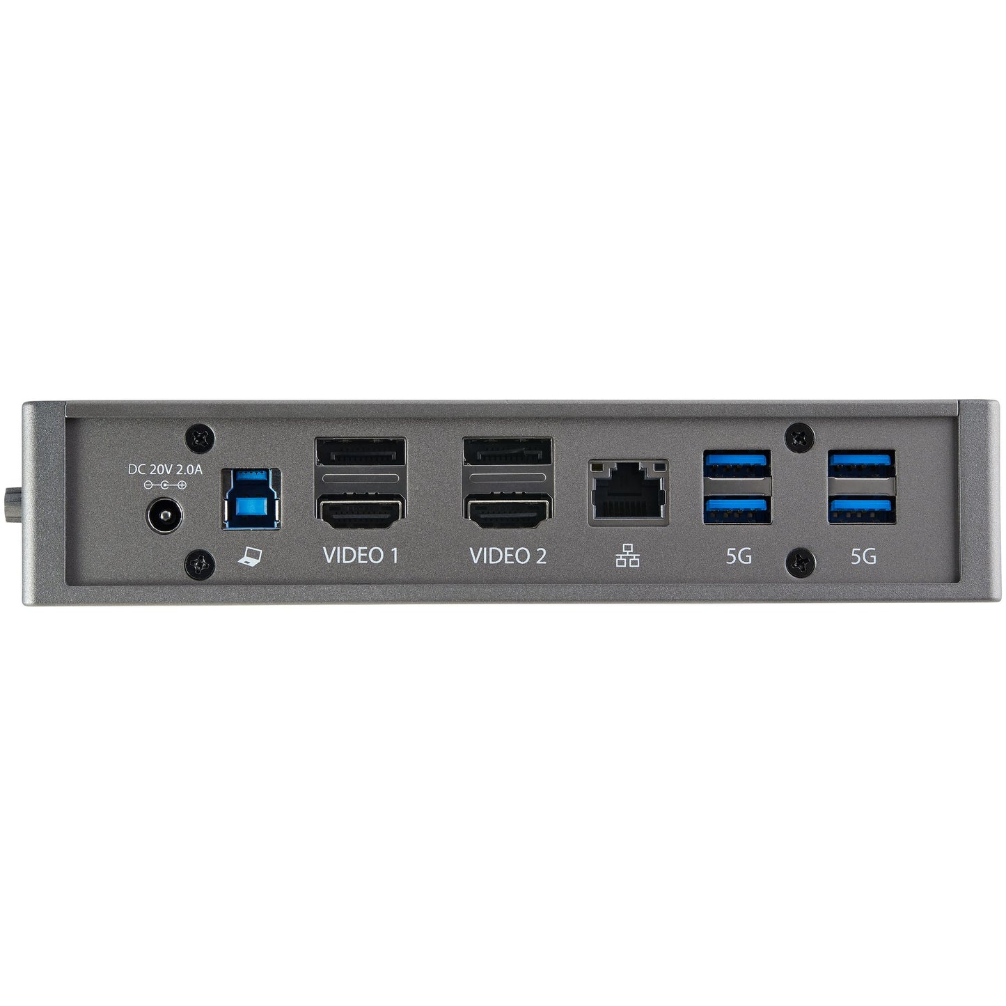 StarTech.com - Dock USB-C o USB-A - Docking Station Universal Híbrido USB 3.0 para Ordenador Portátil USB Tipo C o USB-A - para 2 Monitores HDMI o DisplayPort de 4K a 60Hz - 6x USB-A GbE - USB 3.1 Gen 1 - Win Mac