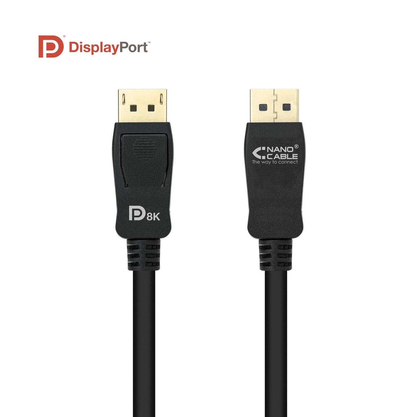 Nanocable - 10.15.2502 cable DisplayPort 2 m Negro