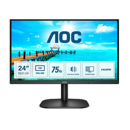 AOC - B2 24B2XHM2 pantalla para PC 60 5 cm (23.8") 1920 x 1080 Pixeles Full HD LCD Negro