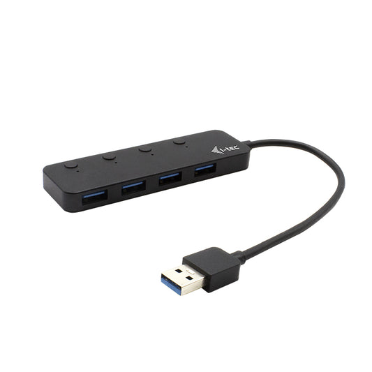 i-tec - USB 3.0 Metal HUB 4 Port with individual On/Off Switches