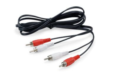 Equip - 147094 cable de audio 2 5 m 2 x RCA Negro