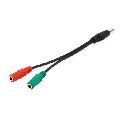 Equip - 147943 cable de audio 1 5 m 2 x 3.5mm 3 5mm Negro