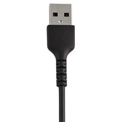 StarTech.com - Cable Resistente USB-A a Lightning de 15 cm Negro - Cable de Sincronización y Carga USB Tipo A a Lightning con Fibra de Aramida Resistente - Certificado MFi de Apple - para iPad/iPhone 12