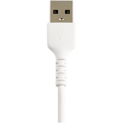 StarTech.com - Cable Resistente USB-A a Lightning de 15 cm Blanco - Cable de Sincronización y Carga USB Tipo A a Lightning con Fibra de Aramida Resistente - Certificado MFi de Apple - para iPad/iPhone 12