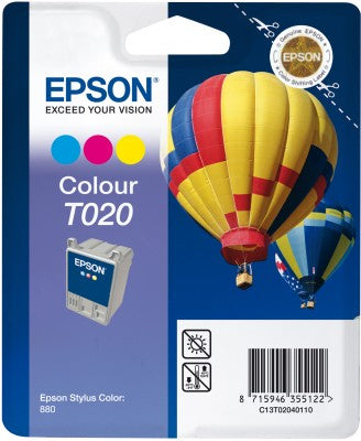 Epson - Hot Air Balloon Cartucho T020 color (etiqueta RF)