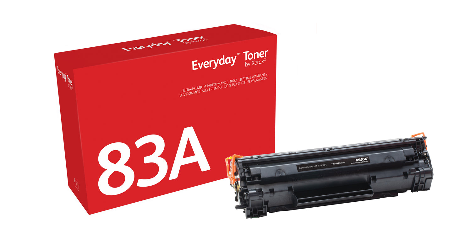 Everyday El tóner ™ Negro de Xerox es compatible con HP 83A (CF283A), Capacidad estándar