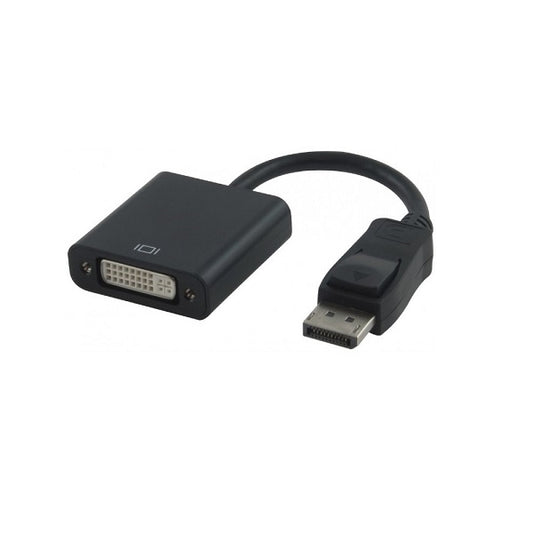 L-Link - LL-1224 adaptador de cable de vídeo DisplayPort DVI Negro