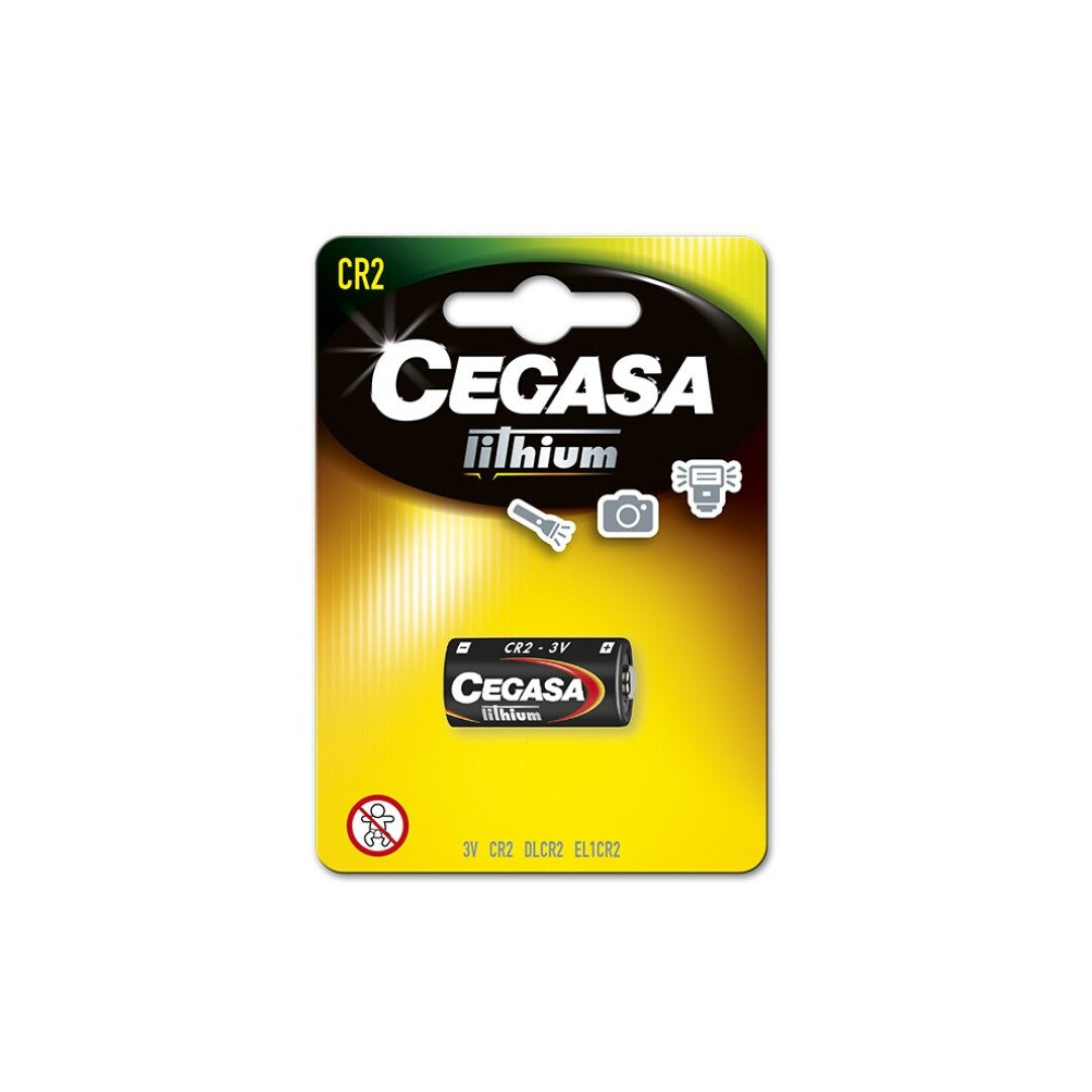 Cegasa - 326024 pila doméstica Batería de un solo uso CR2 Litio