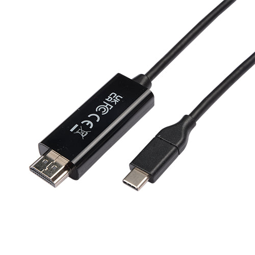 V7 - V7UCHDMI-1M adaptador de cable de vídeo USB Type-C 3.2 Gen 1 HDMI Negro