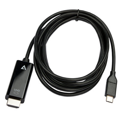 V7 - V7UCHDMI-2M adaptador de cable de vídeo USB Tipo C HDMI Negro