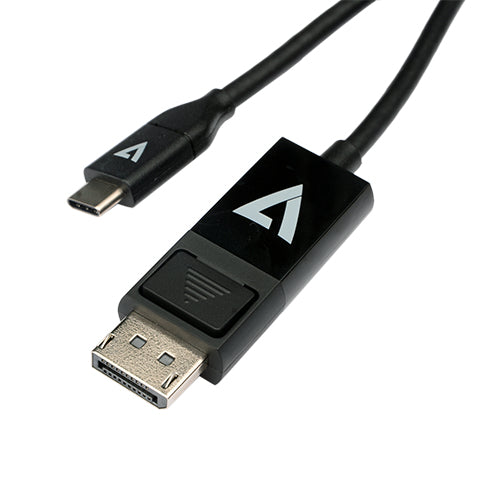 V7 - V7UCDP-2M cambiador de género para cable USB Type-C 3.2 Gen 1 DisplayPort Negro