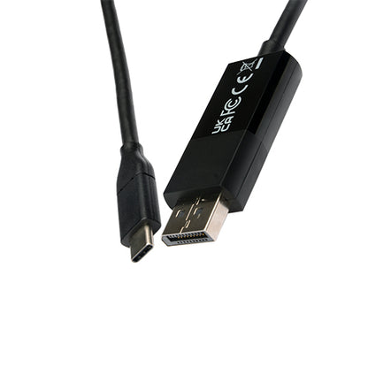 V7 - V7UCDP-2M cambiador de género para cable USB Type-C 3.2 Gen 1 DisplayPort Negro