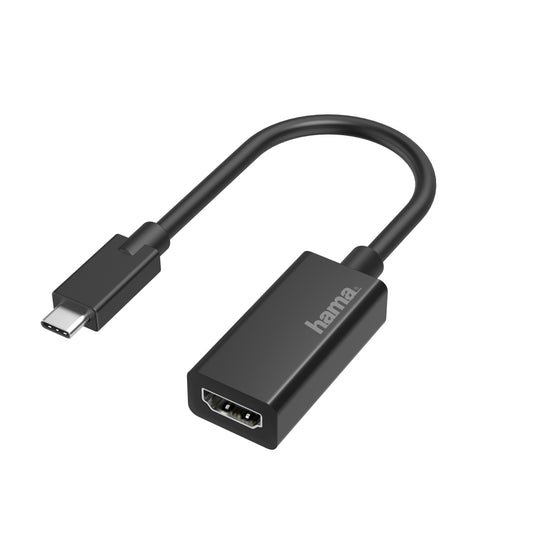 Hama - 00200315 adaptador de cable de vídeo USB Tipo C HDMI Negro