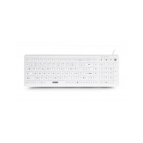 Urban Factory - AKB69UF teclado Médico USB QWERTY Español Blanco