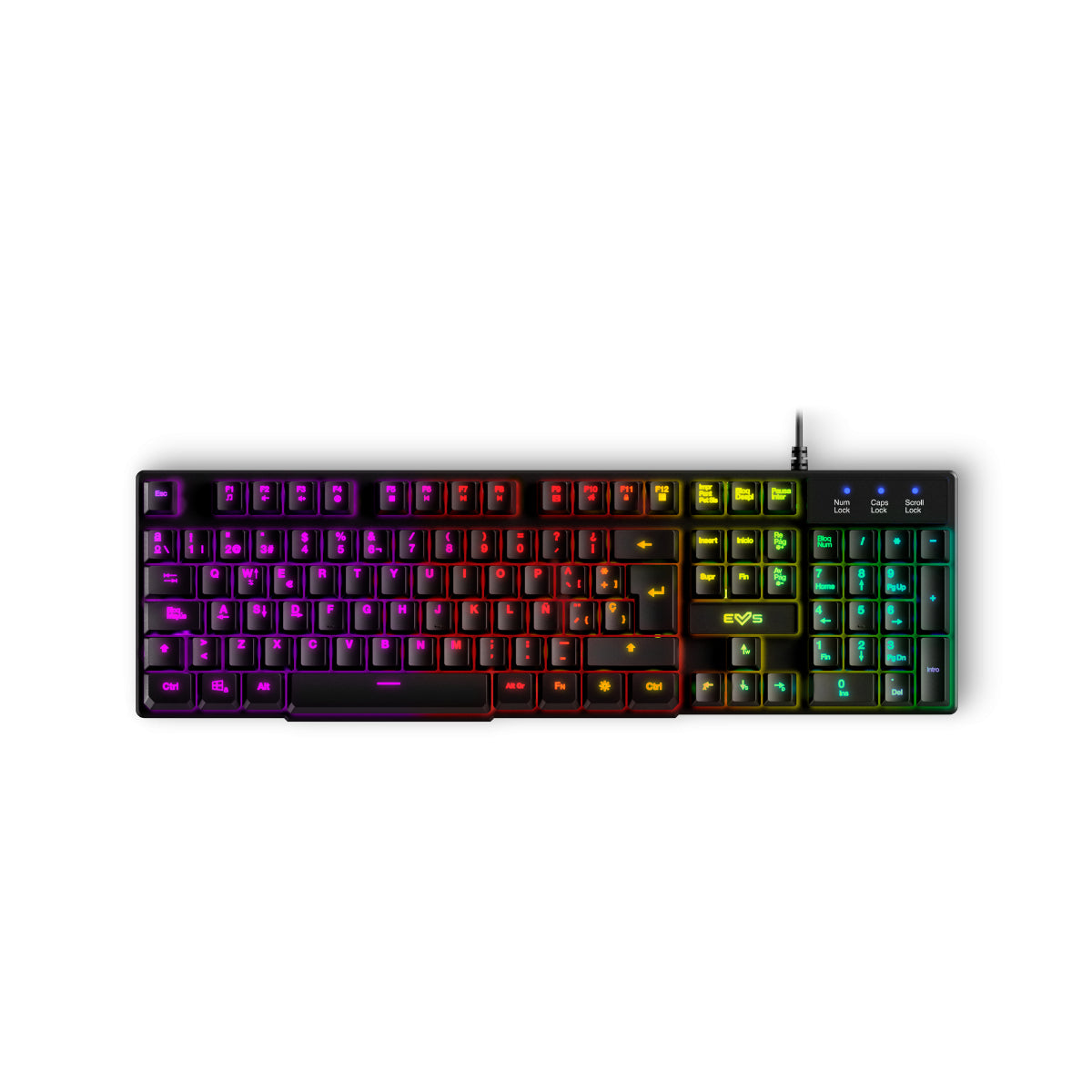 Energy Sistem - ESG K2 Ghosthunter teclado Juego USB QWERTY Español Negro