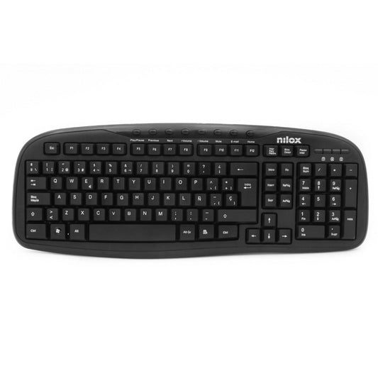 Nilox - TECLADO USB MULTIMEDIA ESP