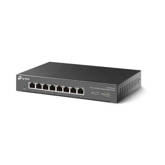 TP-Link - TL-SG108-M2 switch No administrado 2.5G Ethernet (100/1000/2500) Negro