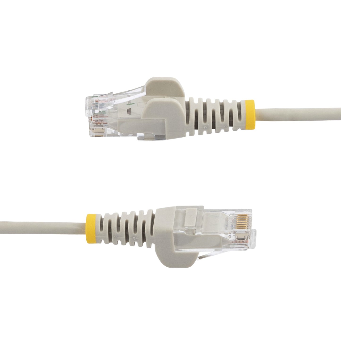 StarTech.com - Cable Cat6 de 2 5m - Delgado - con Conectores RJ45 sin Enganches - Gris