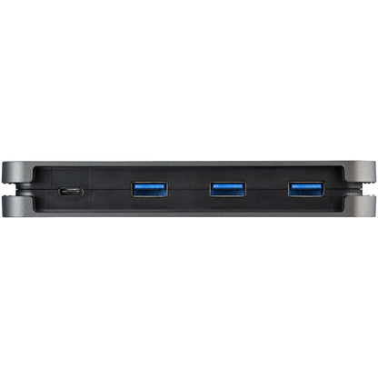 StarTech.com - Hub USB C de 4 Puertos - 3 USB-A 1 USB-C - Ladrón USB 3.0 Tipo C (USB 3.2 Gen 1) - Alimentado por el Bus - Hub Adaptador Portátil USBC to USBA - Cable de 28 5cm y Gestión de Cableado