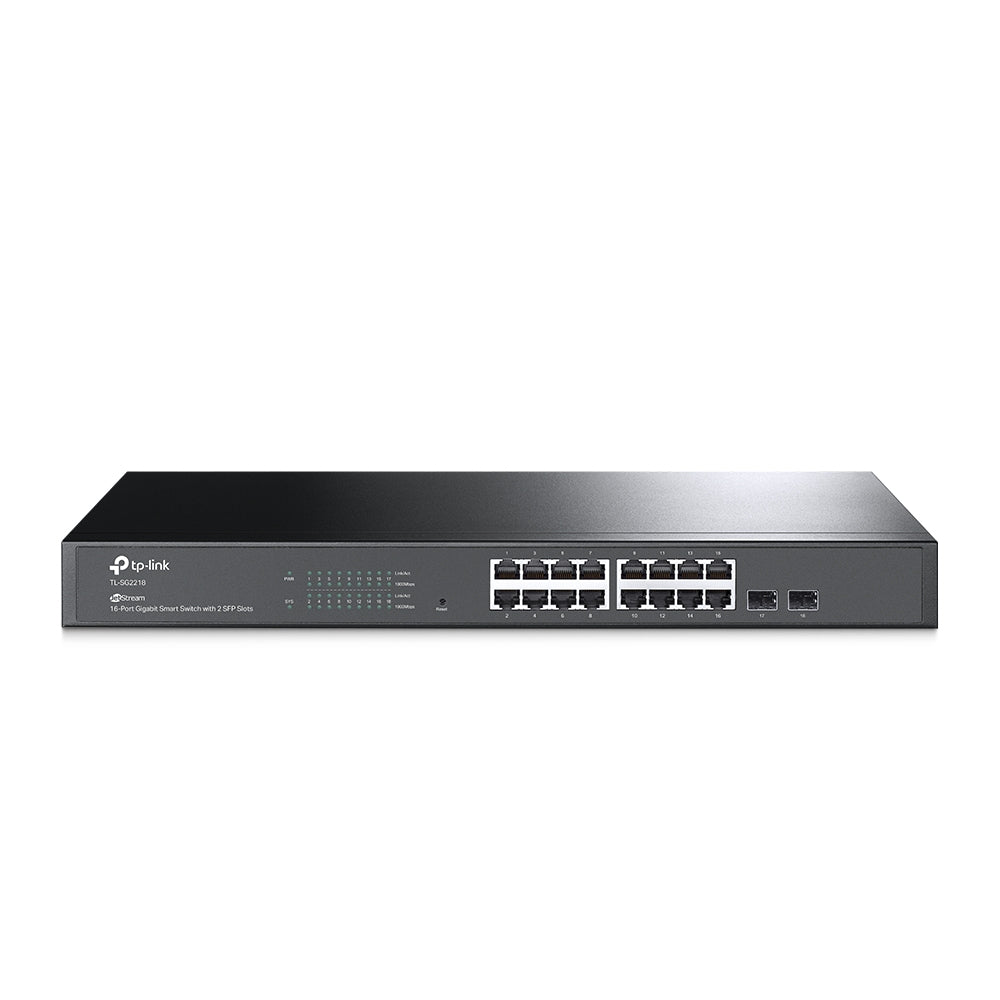 TP-Link - JetStream TL-SG2218 switch Gestionado L2/L2+ Gigabit Ethernet (10/100/1000) 1U Negro