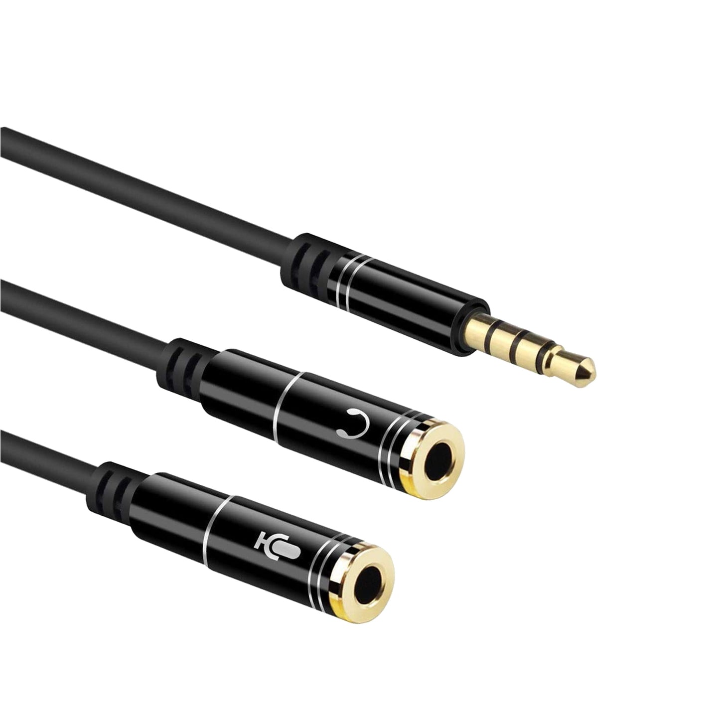 Ewent - EC1641 cable de audio 0 3 m 3 5mm 2 x 3 5mm Negro