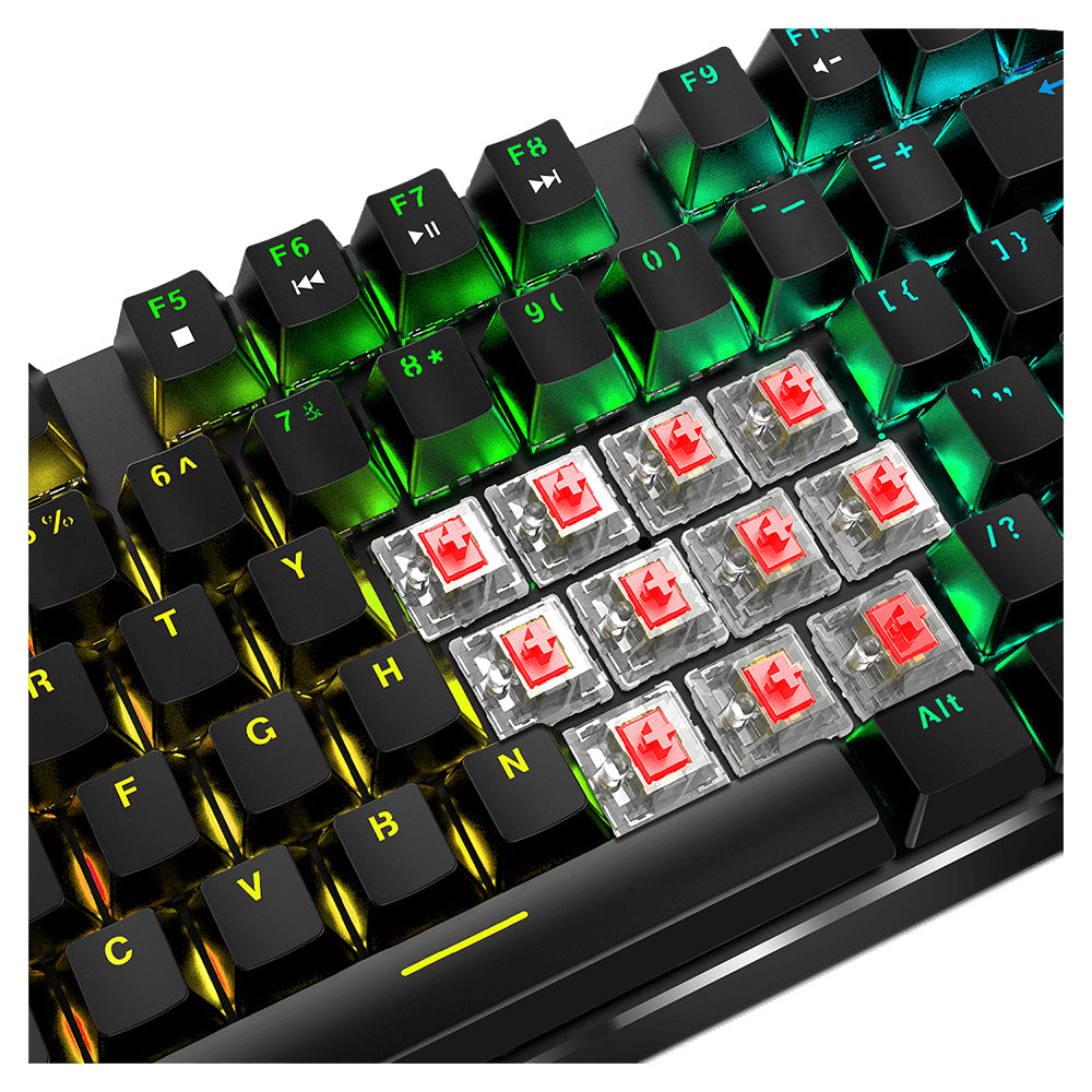 Hiditec - GK400 ARGB teclado Juego USB Negro