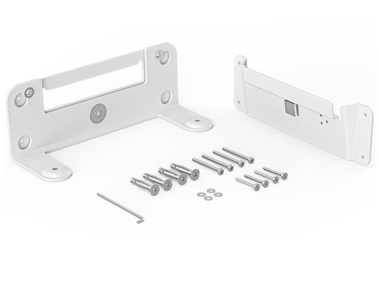 Logitech - Wall Mount for Video Bars Montaje en pared Blanco