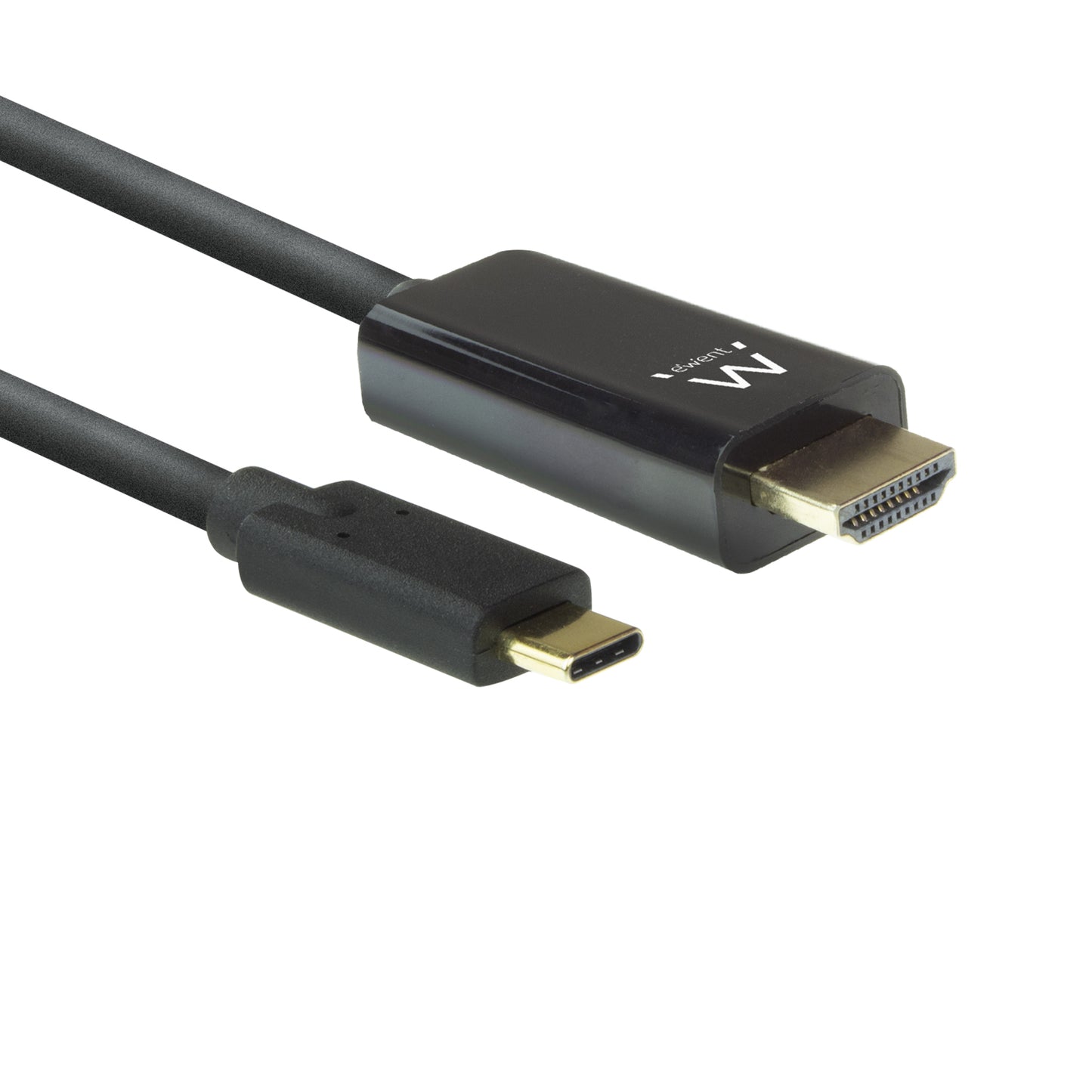 Ewent - EW9824 adaptador de cable de vídeo 2 m USB Tipo C HDMI tipo A (Estándar) Negro