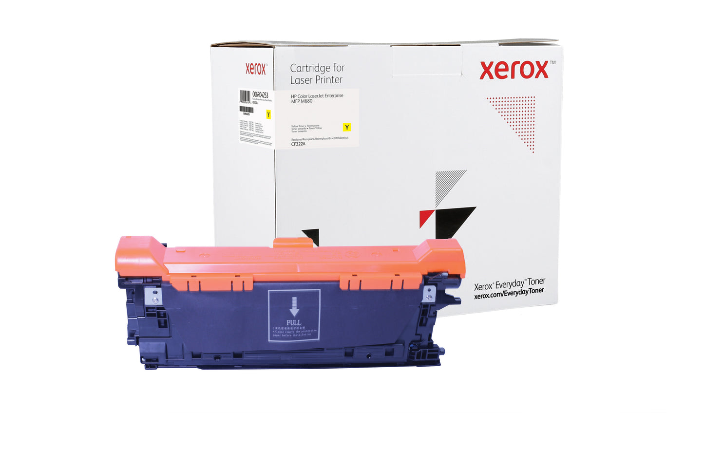 Everyday Tóner ™ Amarillo remanufacturado de Xerox es compatible con HP 653A (CF322A), Capacidad estándar