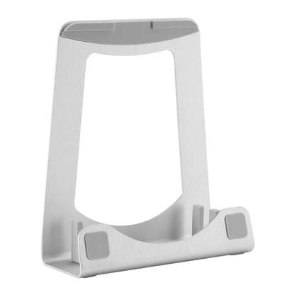 StarTech.com - Soporte para Portátil - Soporte Elevador de Portátil - Base Elevadora o Soporte Vertical de Portátil - Soporte Ergonómico en Ángulo para Escritorio de Oficina - Plateado - de Aluminio