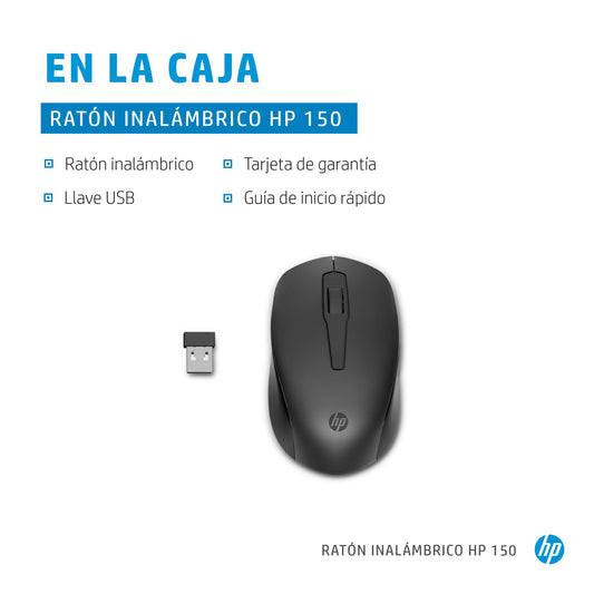 HP - Ratón inalámbrico 150