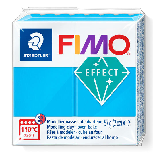 Staedtler - FIMO 8020 Pasta de modelar 57 g Azul  Translúcido 1 pieza(s)