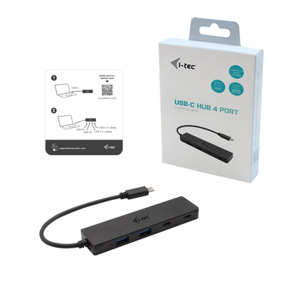 i-tec - Metal USB-C HUB 2x USB 3.0 + 2x USB-C