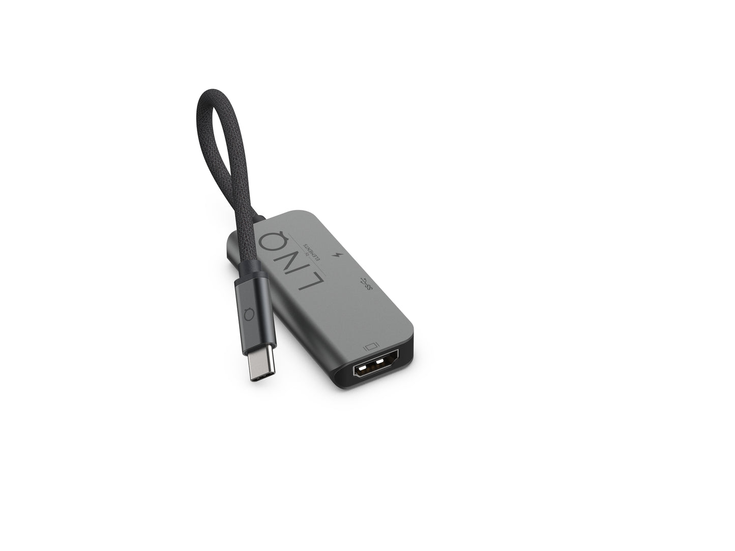 LINQ byELEMENTS - 4K HDMI Adapter with PD and USB-A