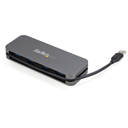 StarTech.com - Hub USB 3.0 de 4 Puertos USB-A - Ladrón USB 3.2 Gen 1 SuperSpeed de 5Gbps Portátil Tipo A - Alimentado por el Bus USB - Concentrador USB para Ordenador de Sobremesa o Portátil