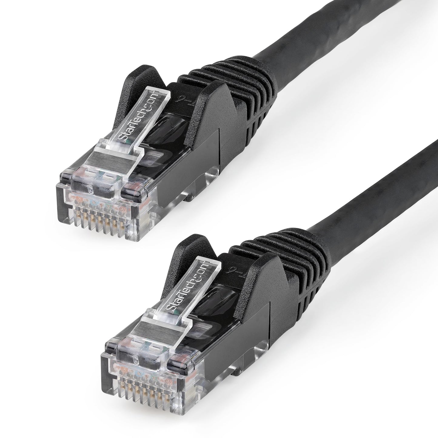 StarTech.com - Cable de 7m CAT6 Ethernet - LSZH - Cable de Red RJ45 UTP de 10Gb - 650MHz - PoE de 100W - Latiguillo Snagless con Alivio de Tensión - sin Traba - ETL - Negro