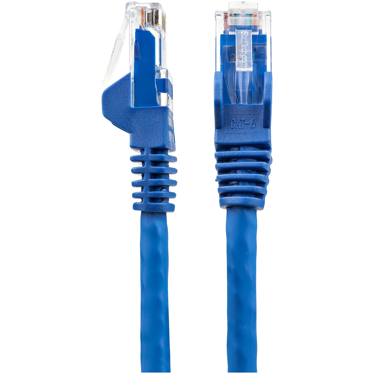 StarTech.com - Cable Ethernet CAT6 de 1m - LSZH - Cable de Red de 10 Gigabits de 650MHz y PoE de 100W UTP sin Enganches (Snagless) con Alivio de Tensión - Azul - CAT 6 - ETL