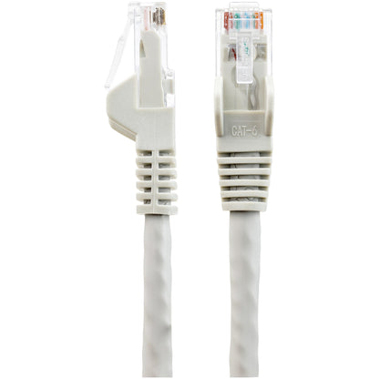 StarTech.com - Cable de 7m CAT6 Ethernet - LSZH - Cable de Red RJ45 UTP de 10Gb - 650MHz - PoE de 100W - Latiguillo Snagless con Alivio de Tensión - sin Traba - ETL - Gris