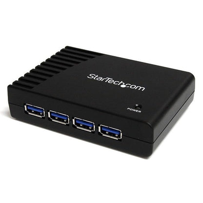 StarTech.com - Adaptador Concentrador Hub Ladrón USB 3.0 Super Speed 4 Puertos Salidas PC Mac - Negro