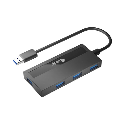 Equip - 128956 hub de interfaz USB 3.2 Gen 1 (3.1 Gen 1) Type-A 5000 Mbit/s Negro