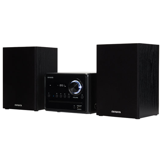 Aiwa - MSBTU-300 sistema de audio para el hogar Microcadena de música para uso doméstico 20 W Negro