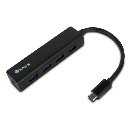 NGS - WONDERHUB4 USB 2.0 Type-C 480 Mbit/s Negro