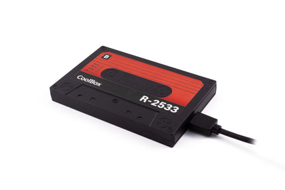 CoolBox - SlimChase R-2533 Carcasa de disco duro/SSD Negro  Rojo 2.5"