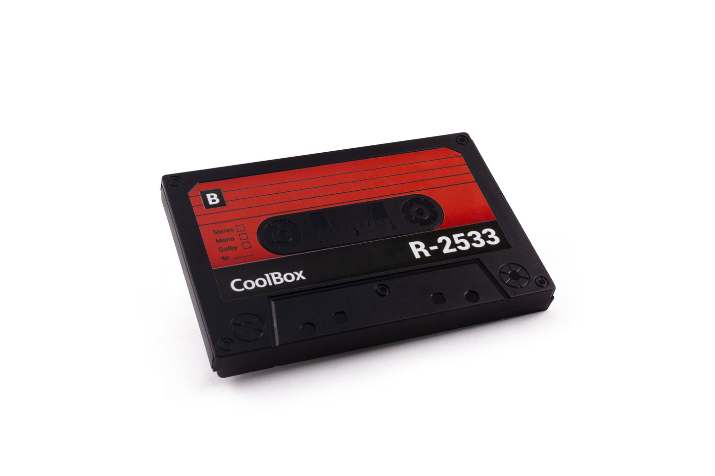 CoolBox - SlimChase R-2533 Carcasa de disco duro/SSD Negro  Rojo 2.5"