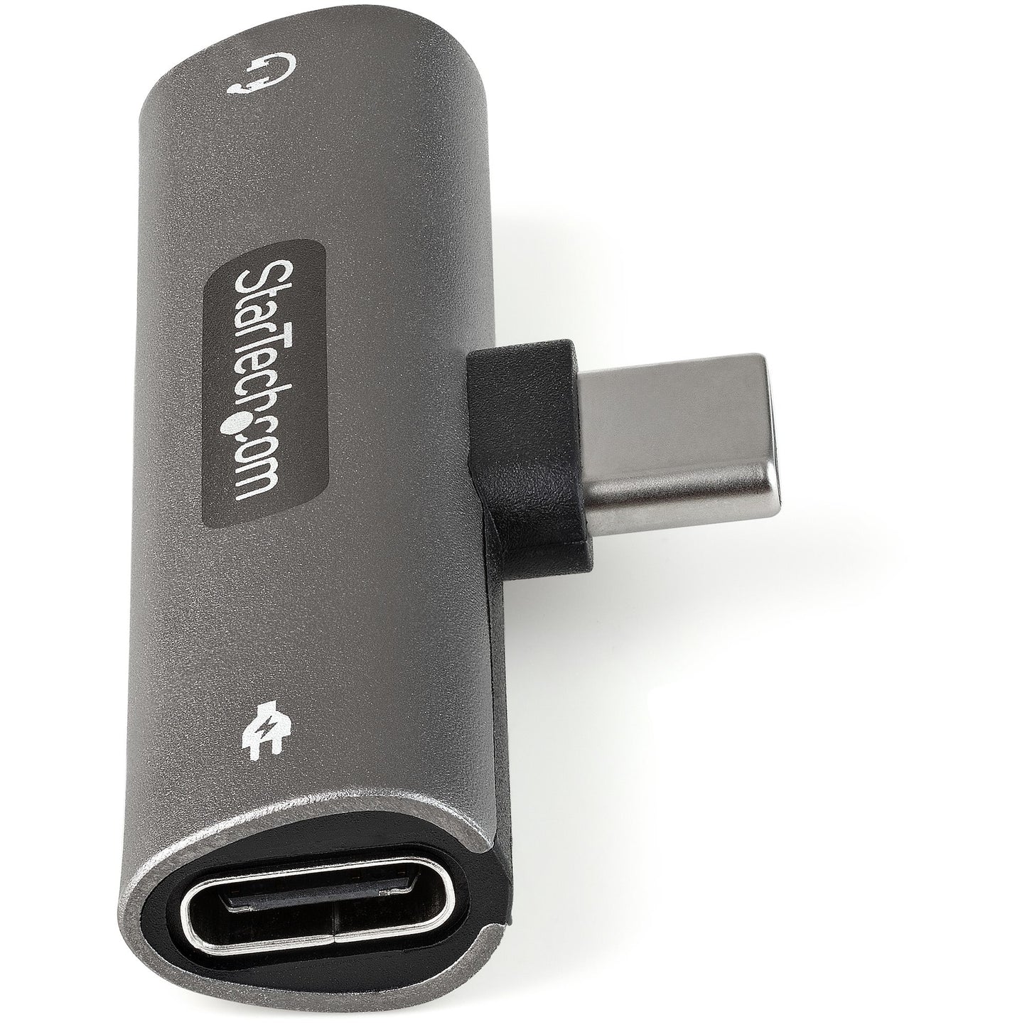 StarTech.com - Adaptador de Audio y Carga USB-C - Adaptador de Audio USB Tipo C con Salida TRRS de 3 5mm para Auriculares con Micrófono y Pass Through de 60W USBC para Cargador