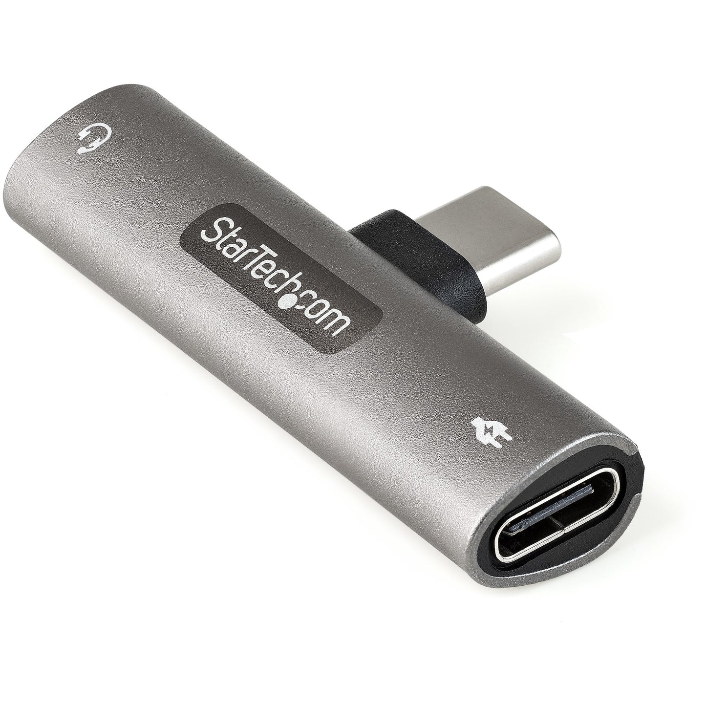 StarTech.com - Adaptador de Audio y Carga USB-C - Adaptador de Audio USB Tipo C con Salida TRRS de 3 5mm para Auriculares con Micrófono y Pass Through de 60W USBC para Cargador