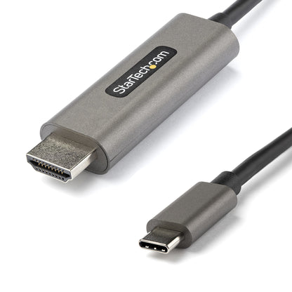 StarTech.com - Cable 2m USB C a HDMI 4K de 60Hz con HDR10 - Adaptador de Vídeo USB Tipo C a HDMI 2.0b Ultra HD 4K - Convertidor USBC a HDMI HDR para Monitor o Pantalla - Modo Alternativo DP 1.4 HBR3